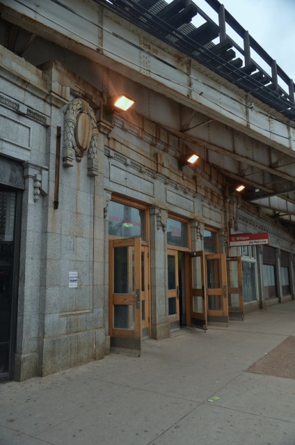 Entry at Wilson Station, Chicago's Red Liine. Photo Courtesy Chicago Detours